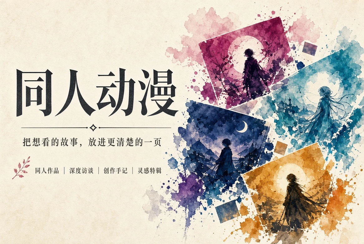 同人动漫杂志封面